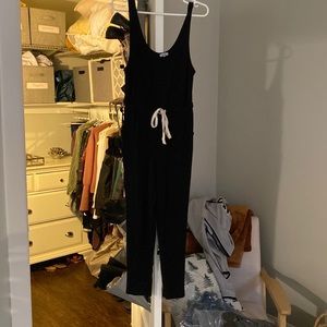 Tobi size large jump suit with drawstring waist